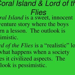 Coral island and lord of the flies