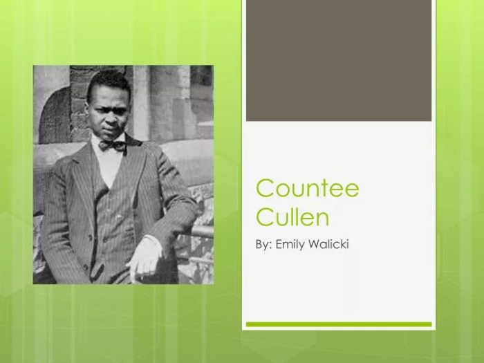 From the dark tower countee cullen analysis